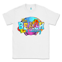 White The beach is calling Classic Tee - FaDigitalArtStudio