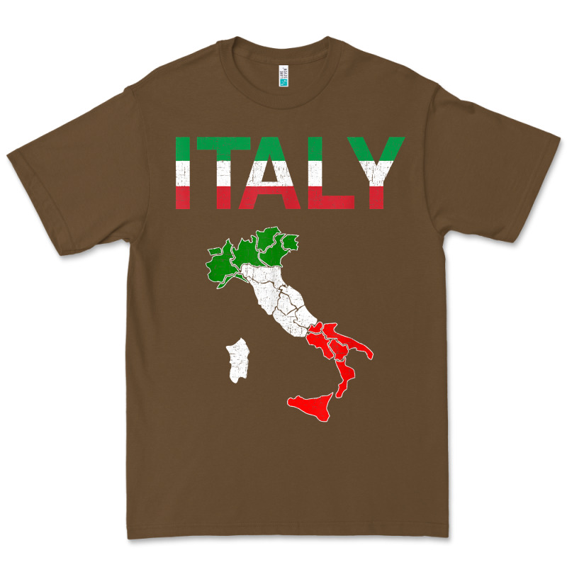 Italy Flag Vintage Italian Italia T Shirt Premium Tee by linhVisuals | Teevron