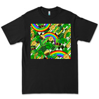 Black St. Patrick's Day Premium Tee - FaDigitalArtStudio