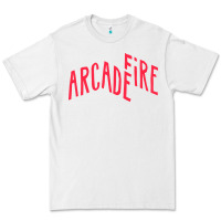 White Arcade Fire Premium Tee - linhVisuals