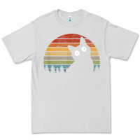 Dove Grey funny black cat for cat lovers, retro cat Premium Tee - linhVisuals