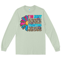 Matcha im just here trusting jesus Long Sleeve Tee - CowhideDigitalArt
