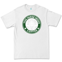 White nurse needs coffee lover Premium Tee - linhVisuals