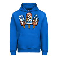 Cobalt USA Patriotic Leopard Popsicles Urban Hoodie - Jasminsmagicworld