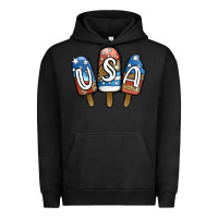 Usa Patriotic Leopard Popsicles Urban Hoodie | Teevron