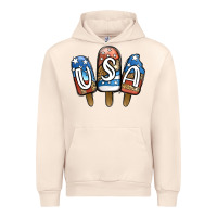 Sandshell USA Patriotic Leopard Popsicles Urban Hoodie - Jasminsmagicworld