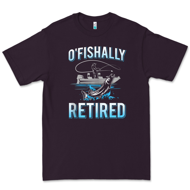 Ofishally Retired Fishing Men Premium Tee by linhVisuals | Teevron