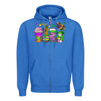 True Royal mardi gras coffee cups Zipper Hoodie - Jasminsmagicworld