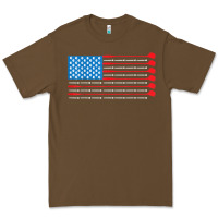 Patriotic Golf Usa Flag Premium Tee | Teevron
