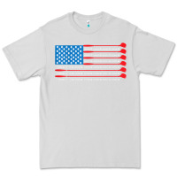 Dove Grey patriotic golf usa flag Premium Tee - linhVisuals