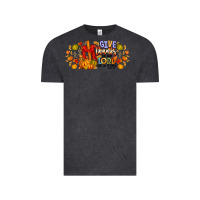 Vintage Black give thanks to the lord for he is good Vintage Tee - CowhideDigitalArt