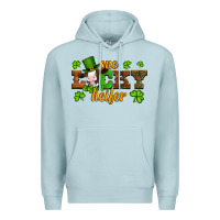 Blue Mist st patricks one lucky heifer baby cow Premium Hoodie - Artiststas