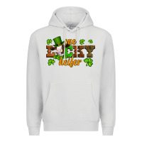 Dove Grey st patricks one lucky heifer baby cow Premium Hoodie - Artiststas