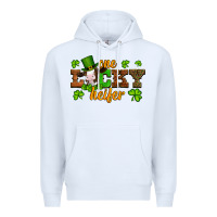 St Patricks One Lucky Heifer Baby Cow Premium Hoodie | Teevron