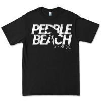 Black pebble beach golf cypress tree Premium Tee - linhVisuals