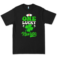 One Lucky Nurse Design St. Patricks Nurse Premium Tee | Teevron