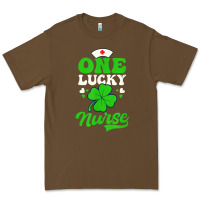 Cacao one lucky nurse design st. patricks nurse Premium Tee - linhVisuals