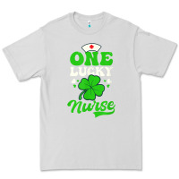 Dove Grey one lucky nurse design st. patricks nurse Premium Tee - linhVisuals