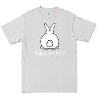 Dove Grey bunny talk to the puff premium Premium Tee - linhVisuals