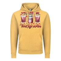 Vintage Mustard you give me teachcardia Vintage Hoodie - RacoonDesign