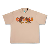 Burro Fall Gobble Gobble Til You Wobble Urban Heavy Tee - LillyAllenDesigns