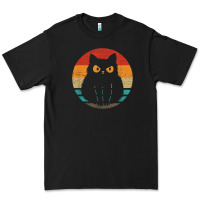 Black cat retro style vintage Premium Tee - linhVisuals
