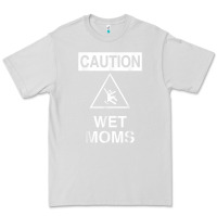 Dove Grey caution wet moms, funny science geek Premium Tee - linhVisuals