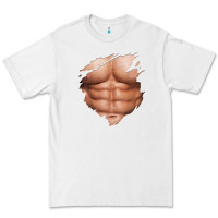 White chest six pack abs muscles bodybuilder Premium Tee - linhVisuals