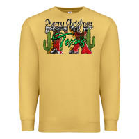Antique Gold merry christmas tx texas Premium Sweatshirt - Jasminsmagicworld
