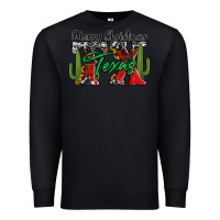 Black merry christmas tx texas Premium Sweatshirt - Jasminsmagicworld