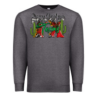 Charcoal Heather merry christmas tx texas Premium Sweatshirt - Jasminsmagicworld