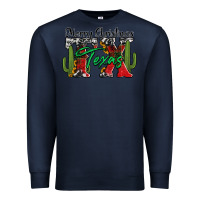 Navy merry christmas tx texas Premium Sweatshirt - Jasminsmagicworld