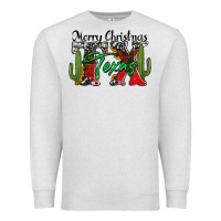 Oatmeal Heather merry christmas tx texas Premium Sweatshirt - Jasminsmagicworld