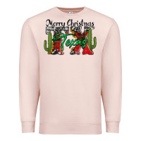 Pale Pink merry christmas tx texas Premium Sweatshirt - Jasminsmagicworld