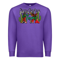Purple merry christmas tx texas Premium Sweatshirt - Jasminsmagicworld