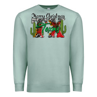 Seafoam merry christmas tx texas Premium Sweatshirt - Jasminsmagicworld