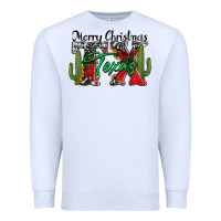 White merry christmas tx texas Premium Sweatshirt - Jasminsmagicworld