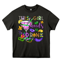 Asphalt this girl needs a drink Heavy Core Tee - OliviaCreatesArt