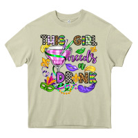 Mossy this girl needs a drink Heavy Core Tee - OliviaCreatesArt