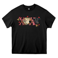 Black xoxo charolais and black angus Heavy Core Tee - RanaPortraitStore
