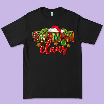 Christmas Grammy Claus Mother's Day Premium Tee Designed By Fadigitalartstudio