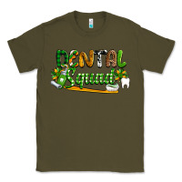 Army Green St. Patrick's Day Dental squad Classic Tee - OliviaCreatesArt