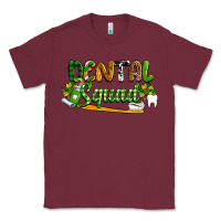 Burgundy St. Patrick's Day Dental squad Classic Tee - OliviaCreatesArt