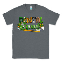 Charcoal Heather St. Patrick's Day Dental squad Classic Tee - OliviaCreatesArt