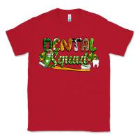 Red St. Patrick's Day Dental squad Classic Tee - OliviaCreatesArt