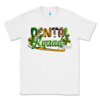 White St. Patrick's Day Dental squad Classic Tee - OliviaCreatesArt