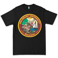 Black salisbury university vectorized Premium Tee - linhVisuals
