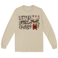 Mushroom little miss christmas Long Sleeve Tee - CowhideDigitalArt