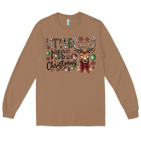 Toasted Coconut little miss christmas Long Sleeve Tee - CowhideDigitalArt