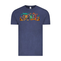 Vintage Denim Happy thanksgiving Vintage Tee - CowhideDigitalArt
